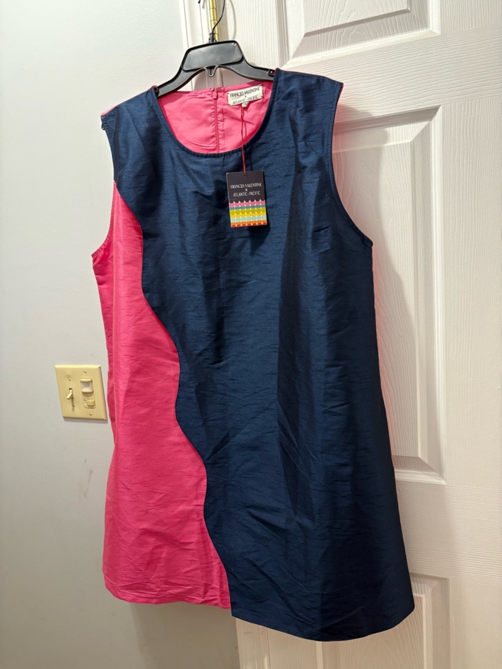 Frances Valentine x Atlantic Pacific Wave Mini Dress Size 1X NWT - Picture 4 of 8
